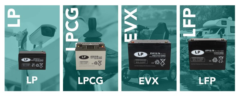 LP Batteries Range